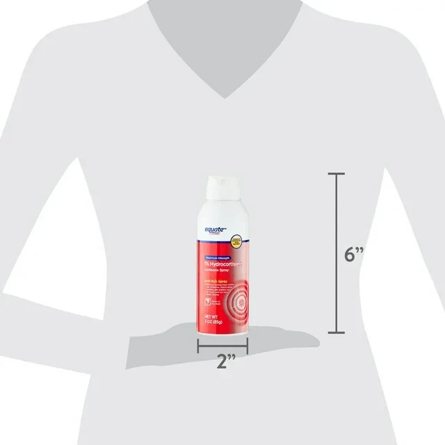Equate Maximum Strength Anti Itch Continuous Spray, 3.0 oz