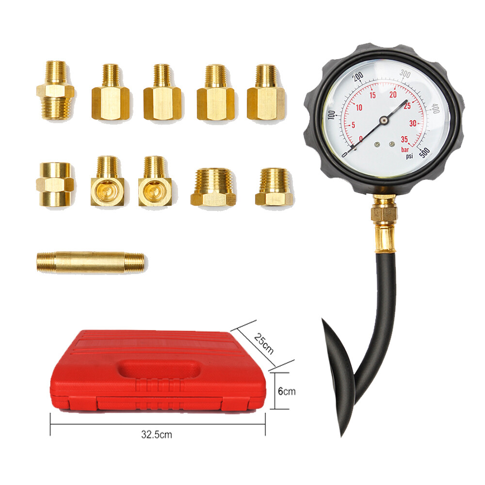 Automatic Transmission Engine Oil Pressure Tester Gauge Diagnostic Test Tools US