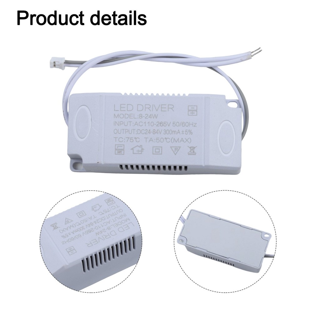 Safety Regulations Ceiling Light LED Driver Electronic Transformer 8-24W
