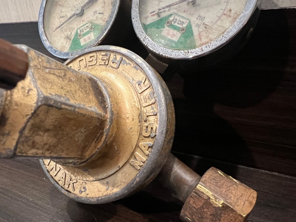 TANAKA Master Regulator Type 600SR Used UNTESTED Oxygen Gauges