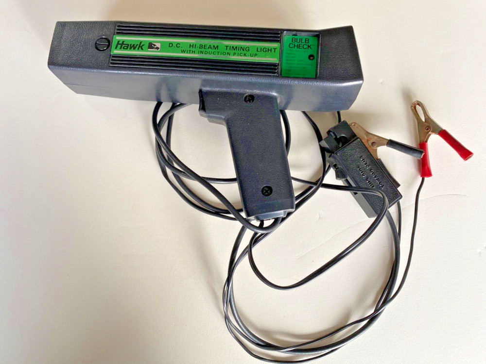 Vintage Hawk DC Powered Hi-Beam Engine Timing Light