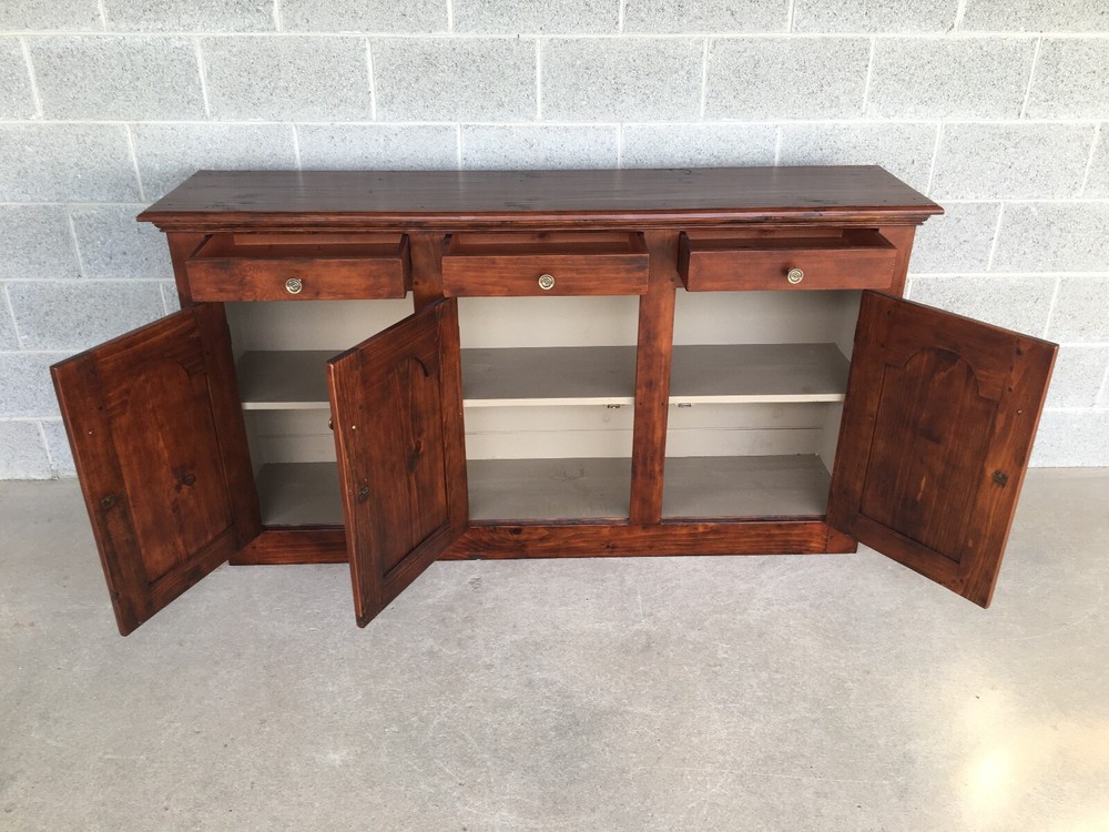 BUCKS COUNTY COLLECTION RUSTIC KNOTTY PINE BUFFET - SIDEBOARD