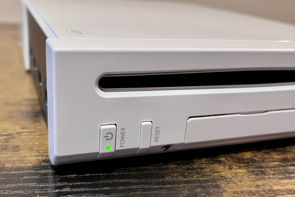 Nintendo Wii Console (White) Missing Nunchuck - Tested & Working USED Condition