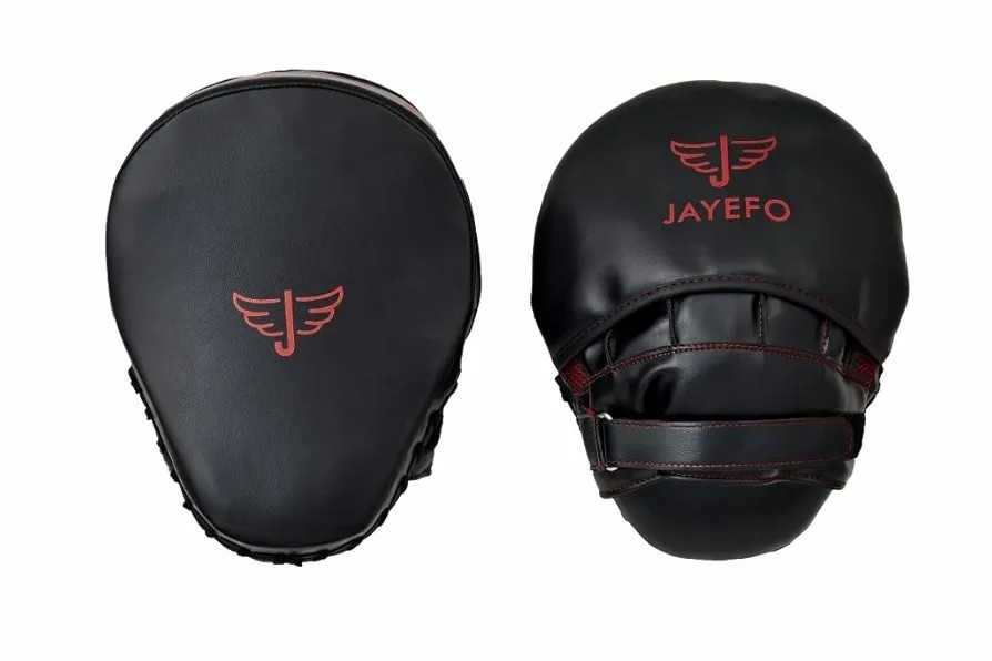 Jayefo Glorious Boxing Pads Focus Mitts for Training Punching Blocking Pad Black