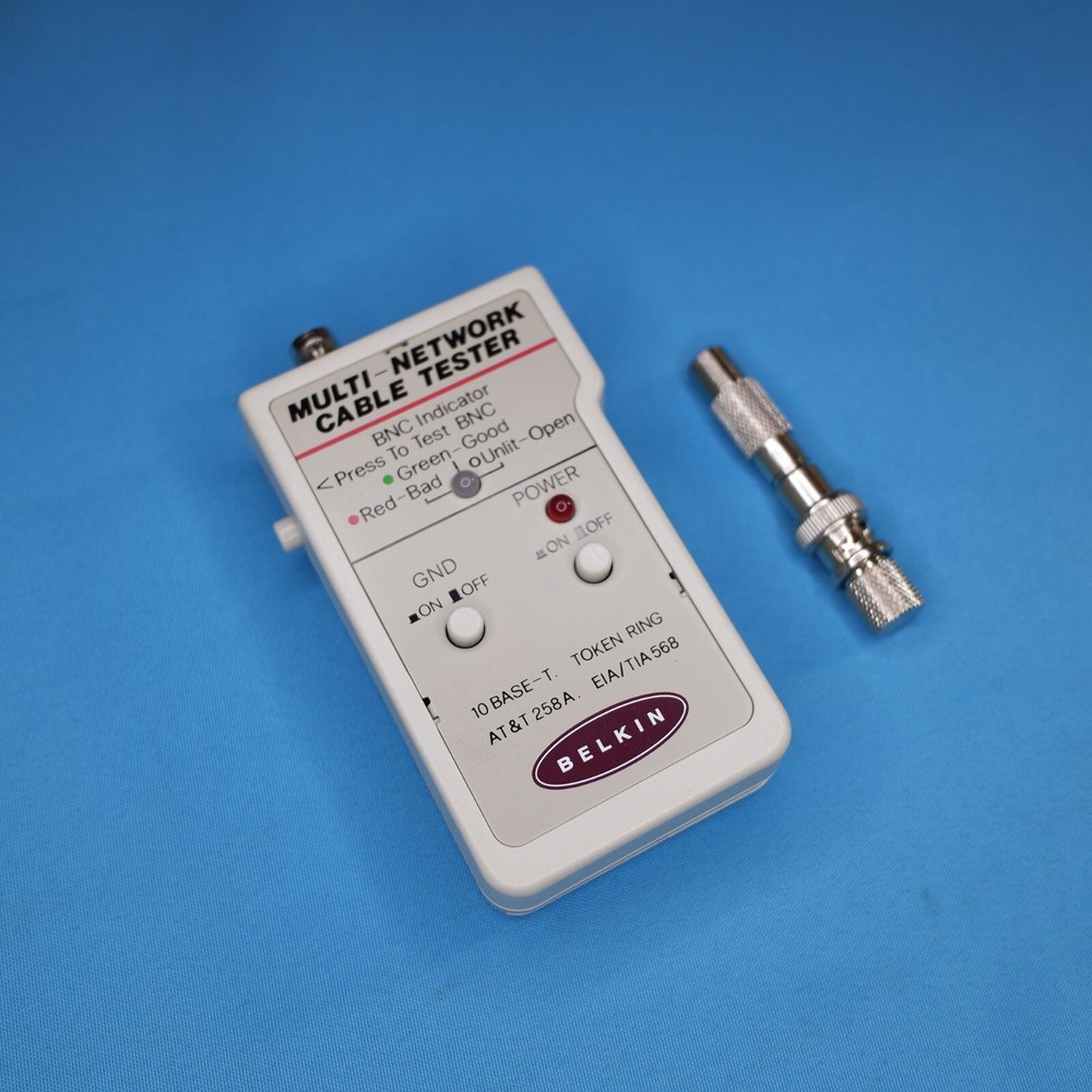 Belkin Multi-Network Cable Tester LAN Network Cable Tester Incomplete Set