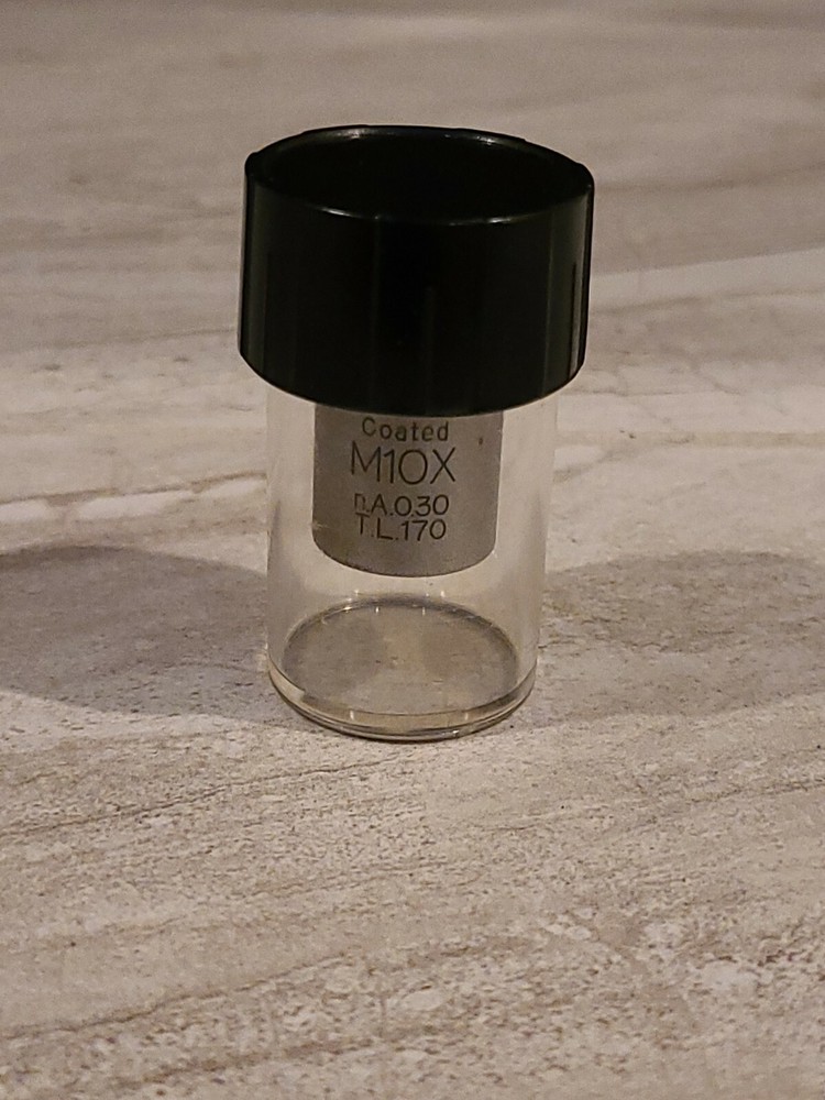 Unitron Coated M10X n.A.0.30 T.L.170 Microscope Objective