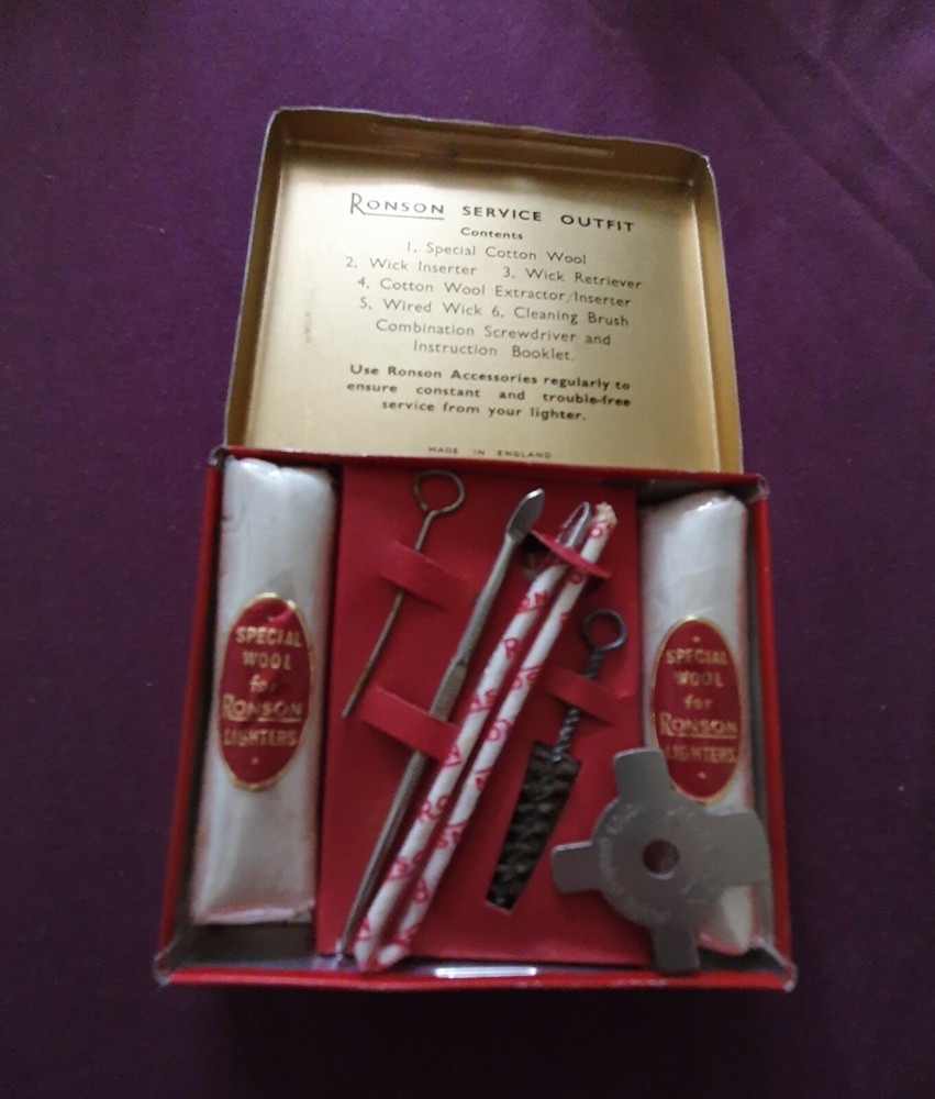 Ronson Service Outfit Complete Excellent condition