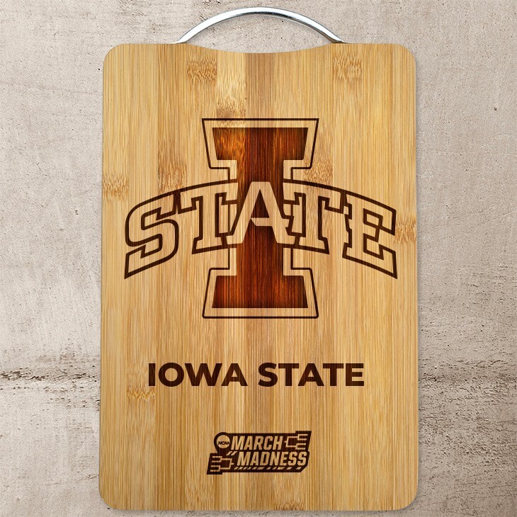 Your State University Laser Engraved Bamboo Cutting Board