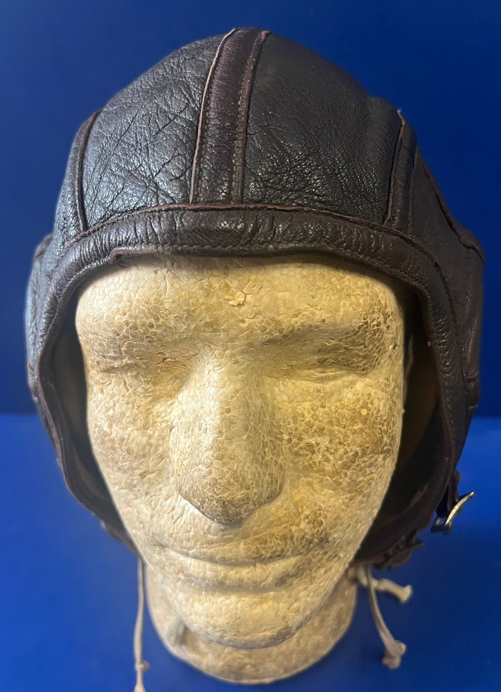 US NAVY AN-6540-4 EXTRA LARGE LEATHER FLYING HELMET