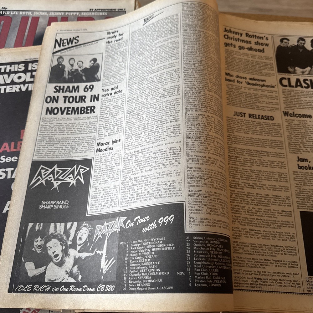 Record Mirror - October 7th 1978 - Sylvester Front Cover
