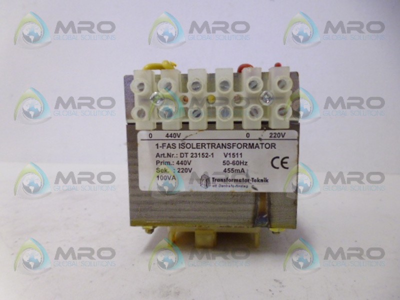 TRANSFORMATOR-TEKNIK DT23152-1 TRANSFORMER NSNP