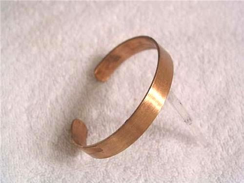 Copper bracelet solid adjustable 1/2 inch wide c34