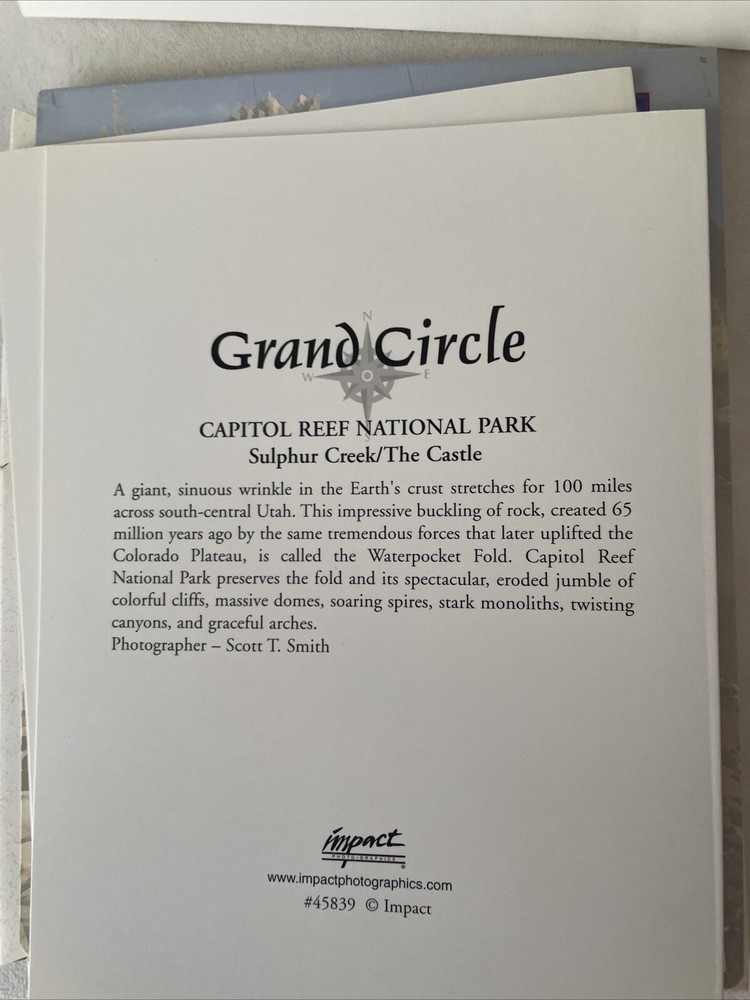 Grand Circle 6 Notescards with Envelopes
