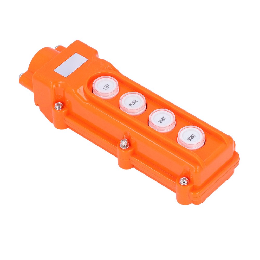 Crane Remote Control Hoist Switch Push Button Box Controller Rainproof New