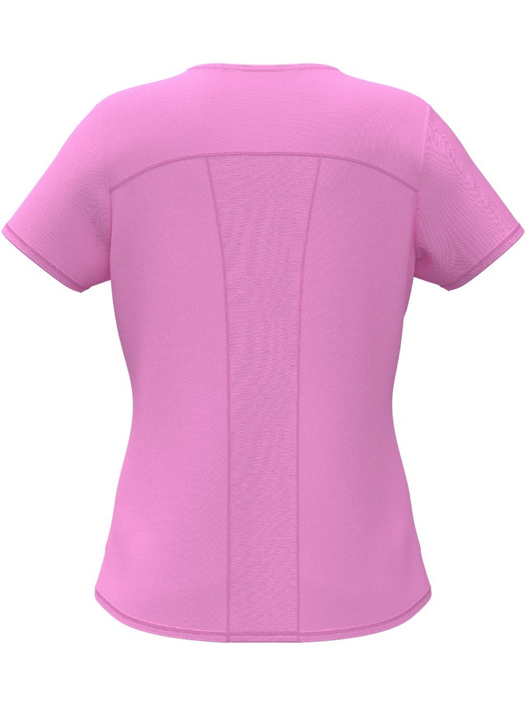 Women's 4 Way STRETCH Panel Side Top with Slit Zipper Scrub Pants