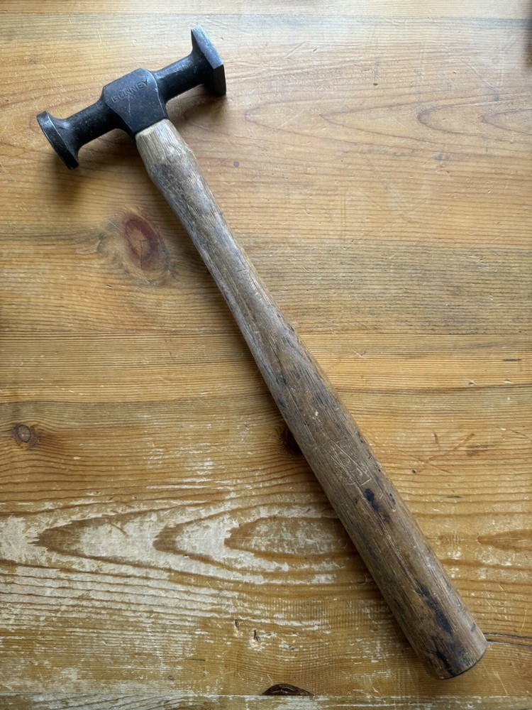 Vntg. Bonney Auto Body Hammer W/ H&B Handle
