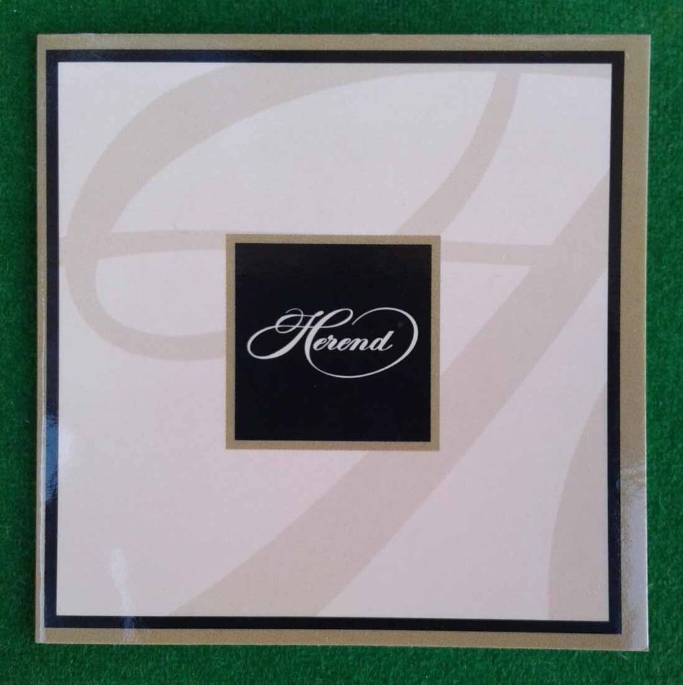 HEREND - NOEL - PORCELAIN QUARTZ MANTLE CLOCK - BOXED.