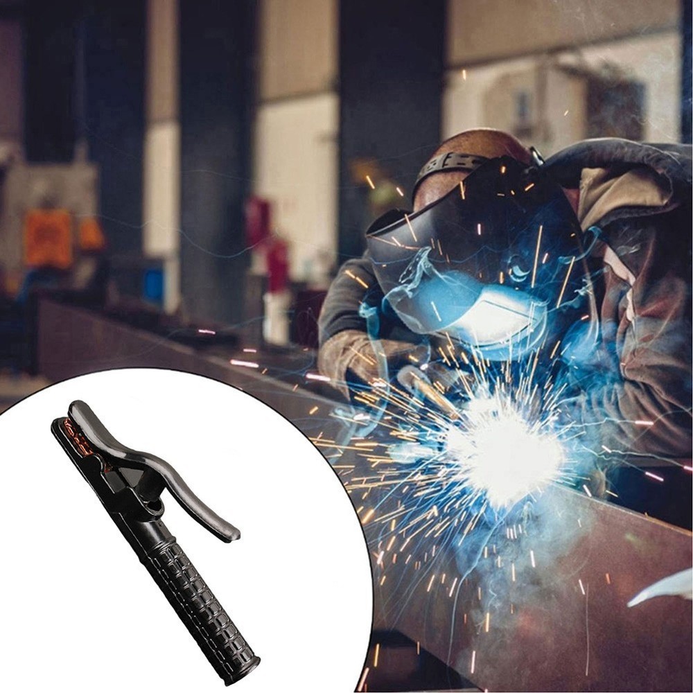 300A Electrode Holder with Balanced Design and Secure Cable Connection Point