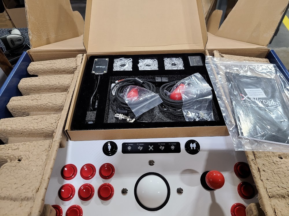 X-Arcade Modern Arcade Machine 2 Player Fightstick Video Game Controller