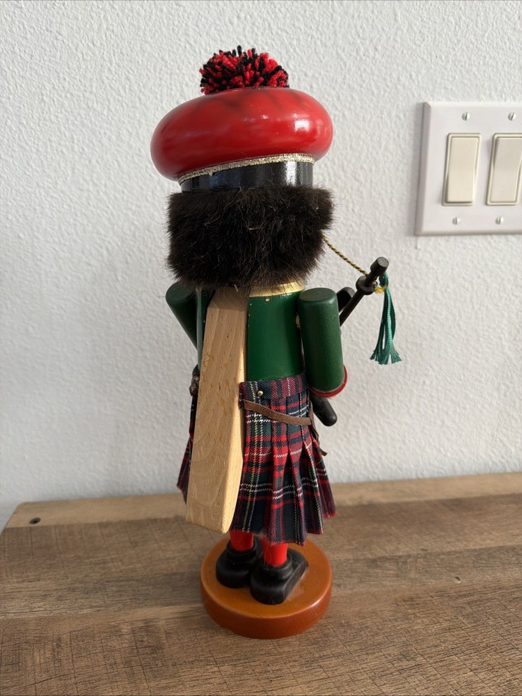 Vintage Steinbach “Chubby Scottish Bagpiper” Nutcracker