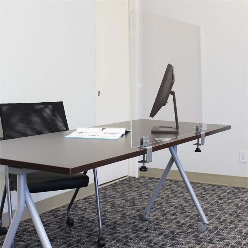 Boss Office Protective Plexiglass Panel 24" W x 24" H X 6MM Thick