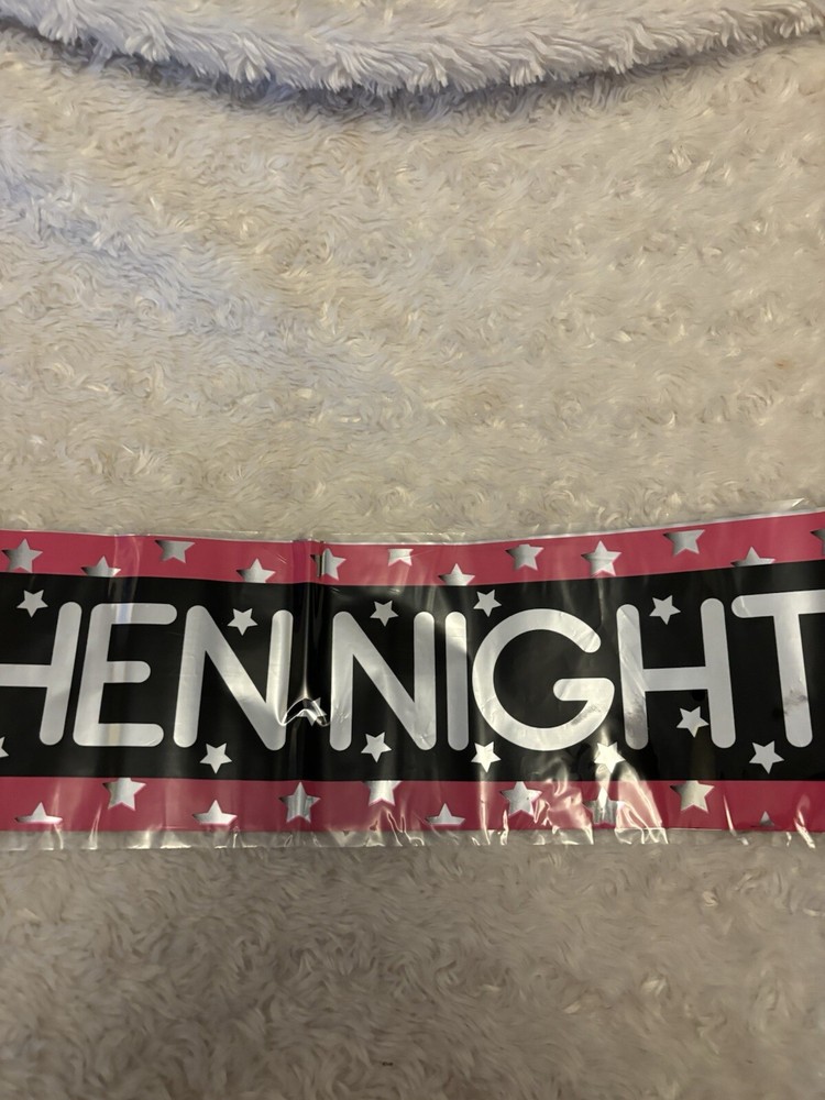 Hen Night Foil Banner 9ft