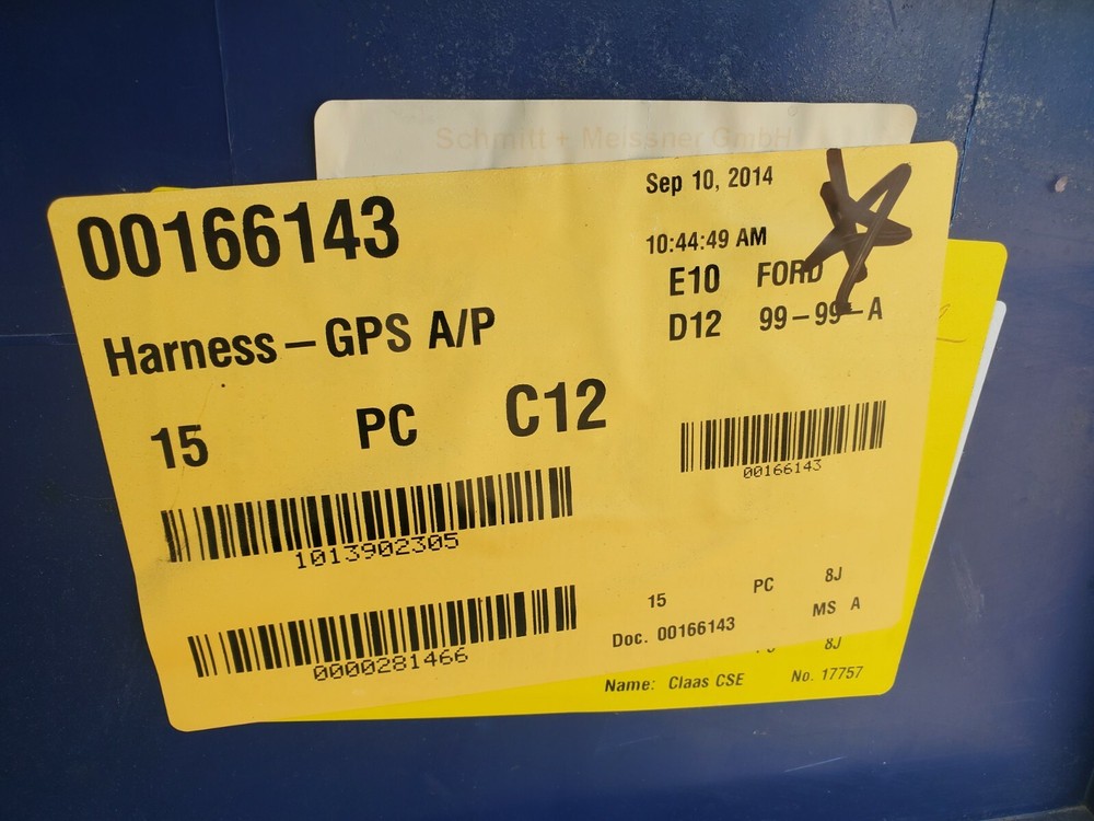 CLAAS 0166143 Harness - GPS A/P