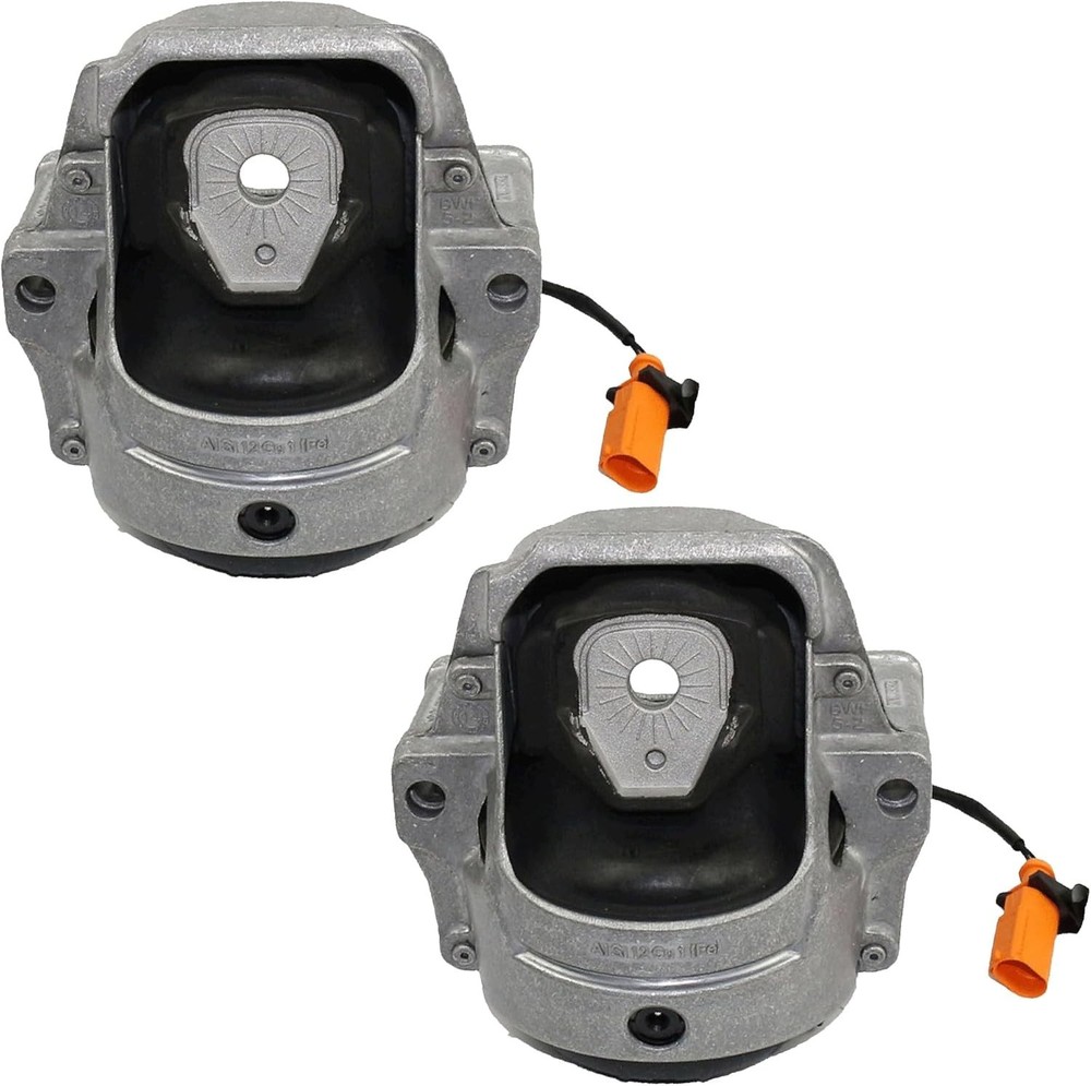 Hydraulic Front Engine Mount Kit Left with Sensor Wire 2 Pcs For Audi A4 A5