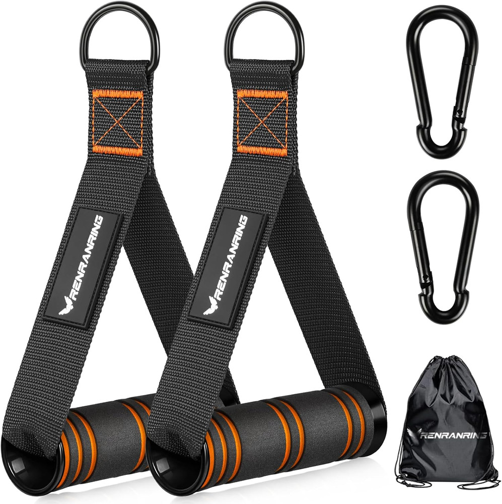 Gym Exercise Handles, Replacement Handle Attachments for Cable Machine Pulleys