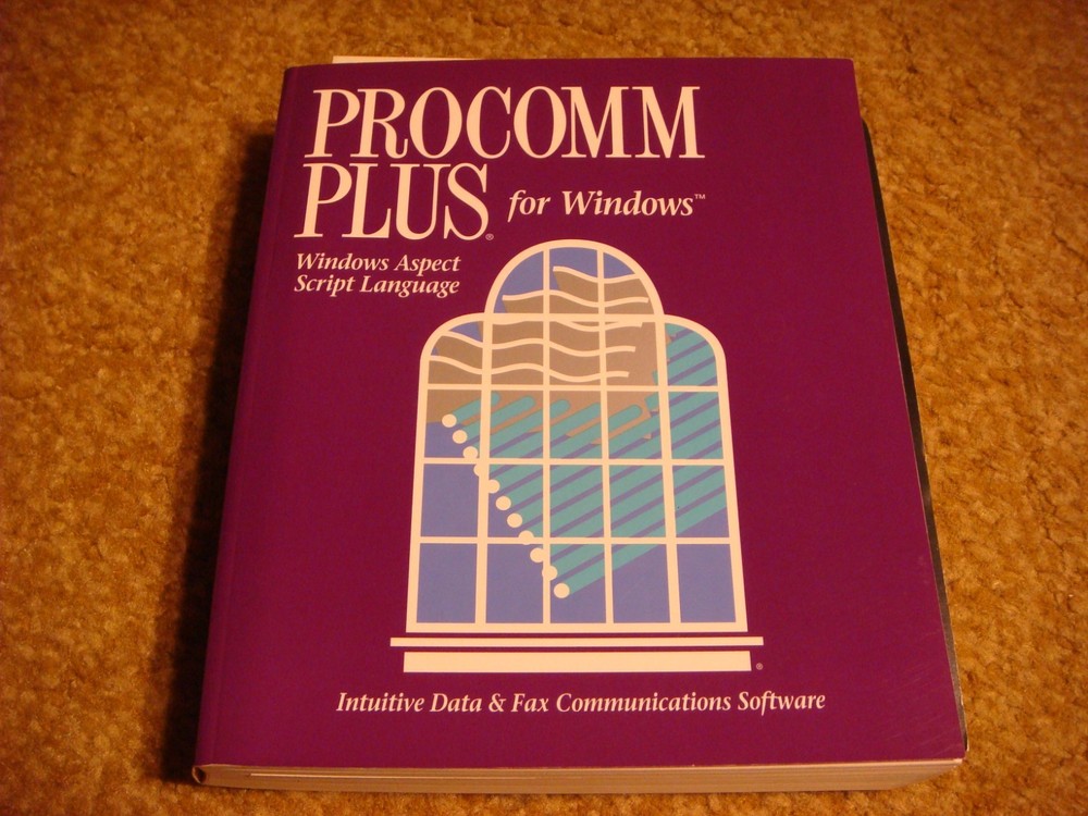 Procomm Plus for windows Windows Aspect Script Language book