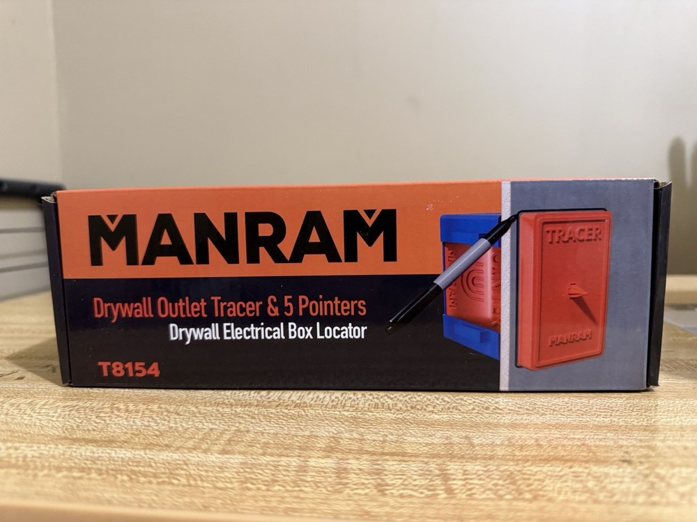 Drywall Electrical Outlet Marker With Tracer 5 Pack Pointer & 1 Tracer Sealed