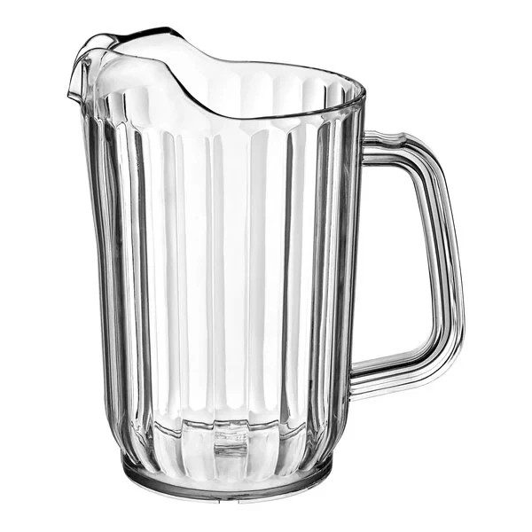 Choice 32 oz. Clear SAN Plastic Beverage Pitcher