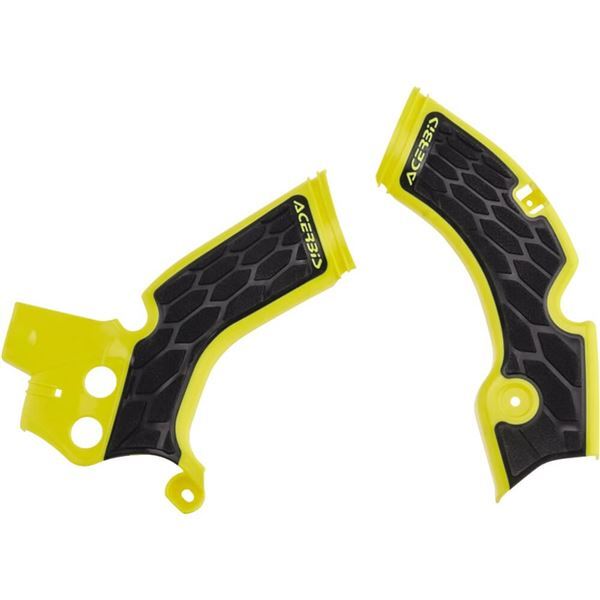 Acerbis X-Grip Frame Guards - Yellow/Black - 2688751017