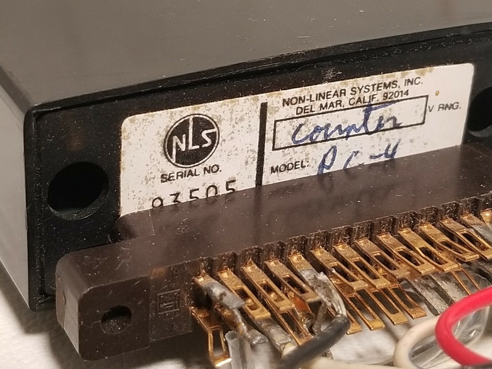 Non-Linear Systems PC-4 Event Counter, 4.5 Digit