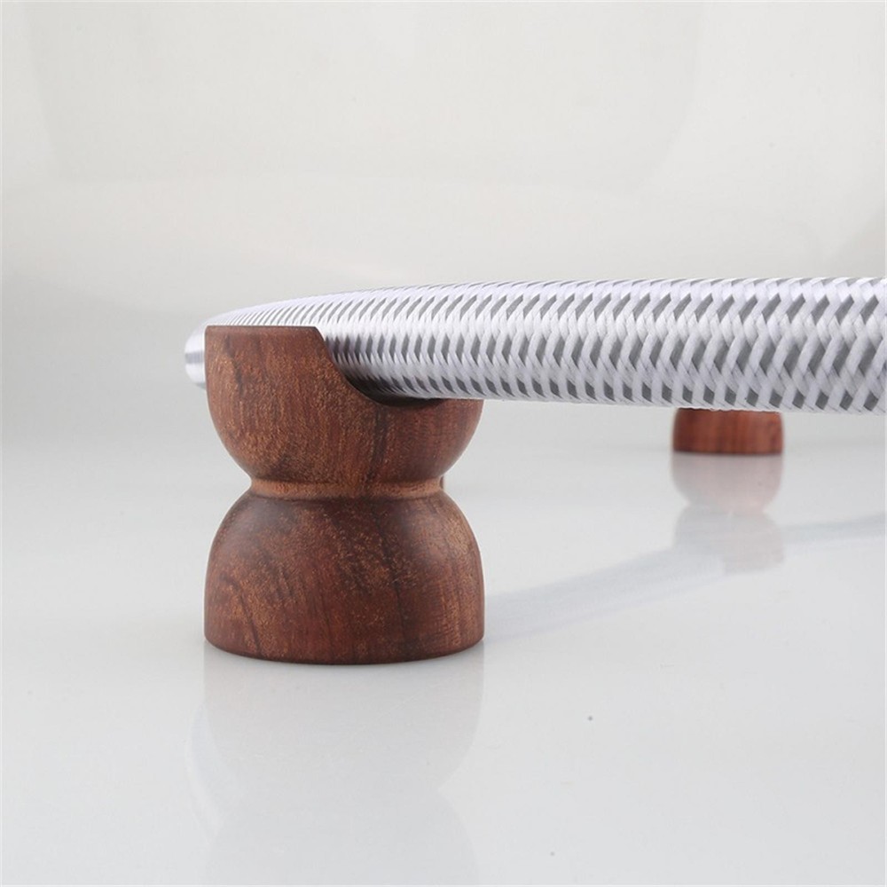 45mm HiFi Rose Wood Speaker Insulation Wire Holder Bracket Support Cable Stand C