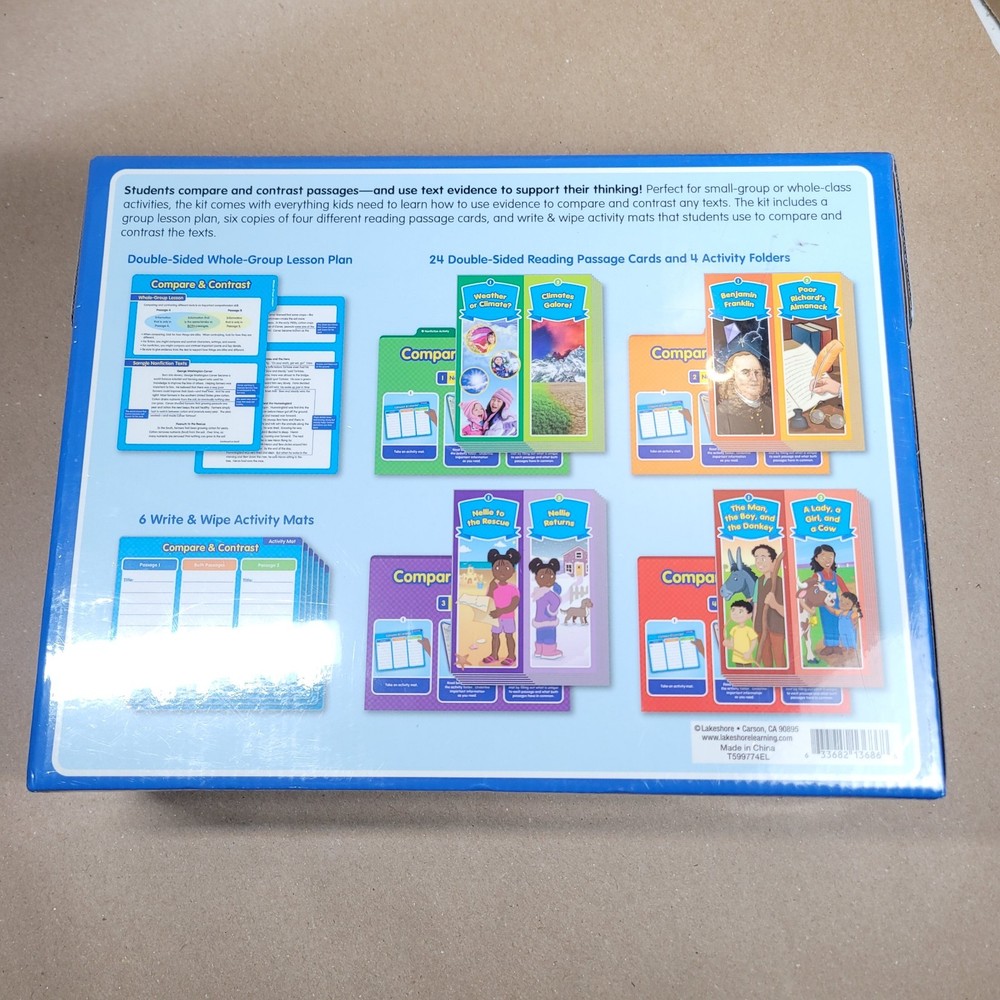 Compare & Contrast Finding Evidence Kit - Gr. 2-3