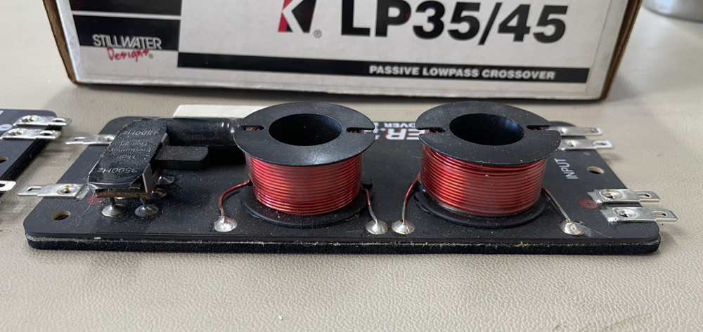 Old School Kicker LP35/45 Midrange Passive Lowpass Crossover, Pair, NOS #330