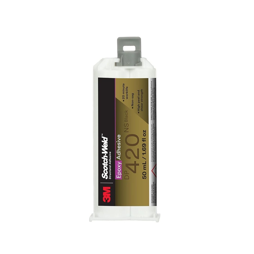 3M Scotch-Weld Epoxy Adhesive DP420NS, Non-Sag Black ,50 mL