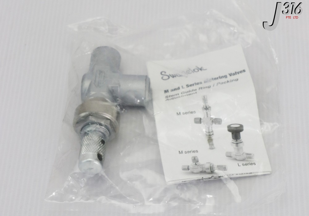 18467 SWAGELOK BRASS MEDIUM FLOW ANGLE PATTERN METERING B-2MA4