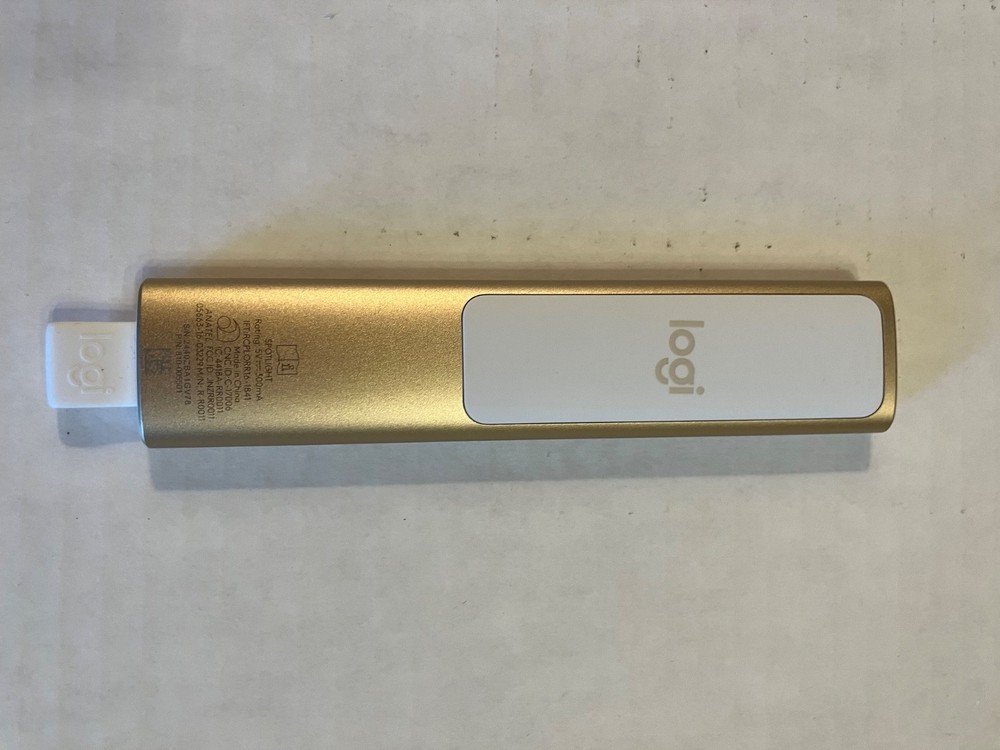 Logitech Spotlight Wireless Presentation Remote - Gold (910-004860) Open Box