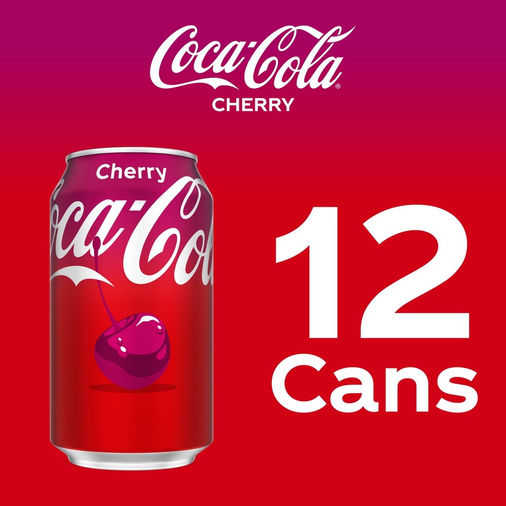 Coca-Cola Soda Pop Cans 12 oz 12