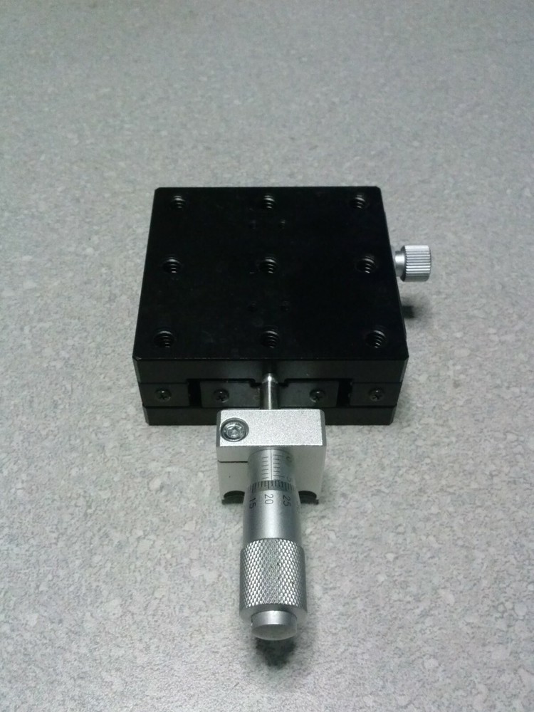 OPTOSIGMA High Precision Crossed Roller Liner Translation Stage with Micrometer
