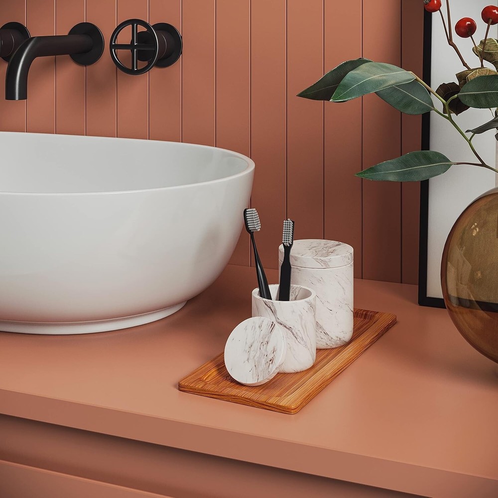Versatile Bamboo Multi-Fold Towel Dispenser with Shelf for Bathrooms & Kitchens