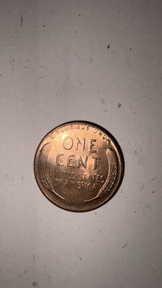 1954 one Cent Coin Lincoln with Errors