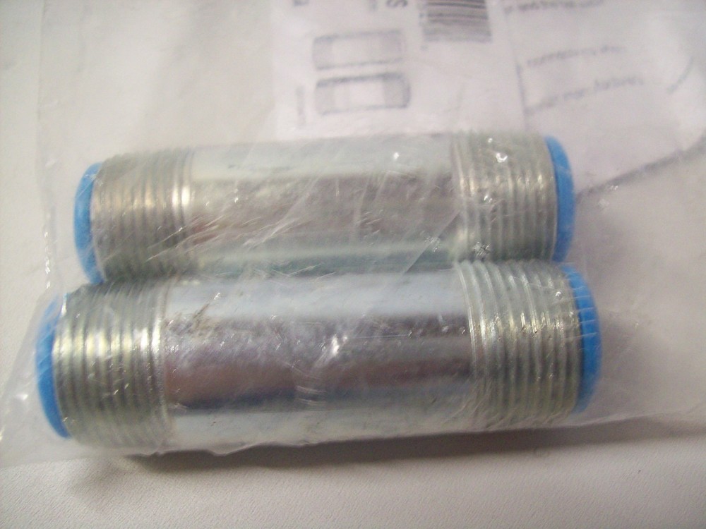 Lot of 2  Heat Trap Nipples With New Style Energy Saving Flapper 61403