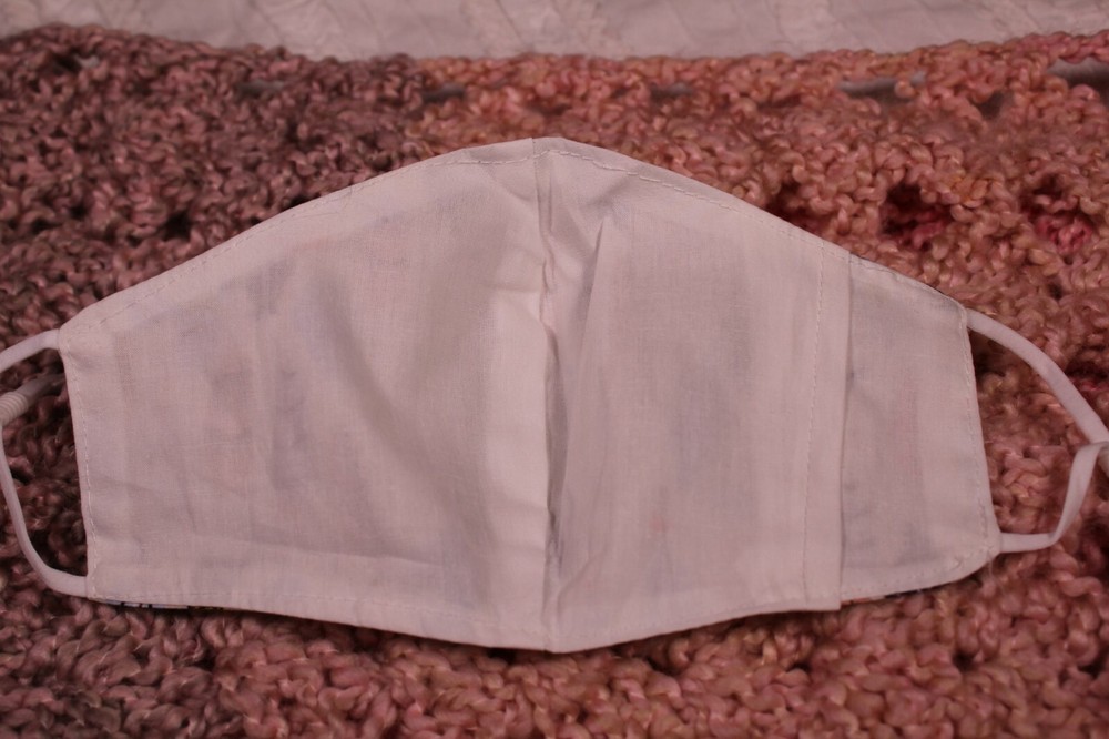 Feather Face Mask Native American Southwest Boho with Filter Pocket