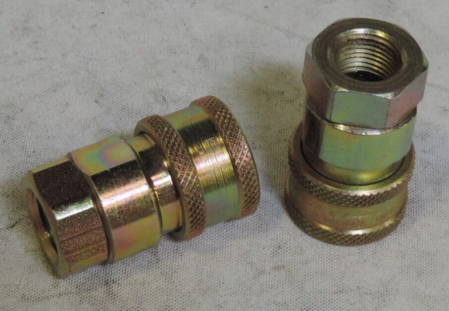 DIXON 3VF3 3/8" V Series Valved Coupler, 2 pack