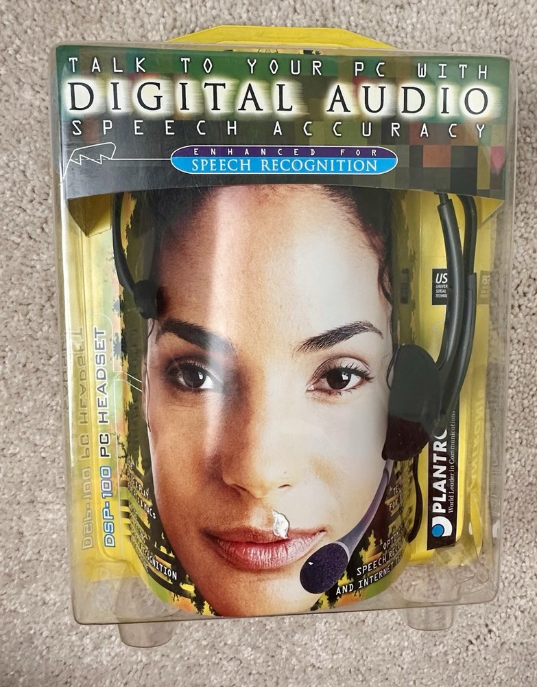 Plantronics DSP-100 PC headset - For speech recognition & internet communication