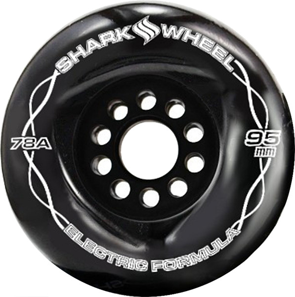 SHARK MEGALODON 95mm 78a BLACK WHEELS SET