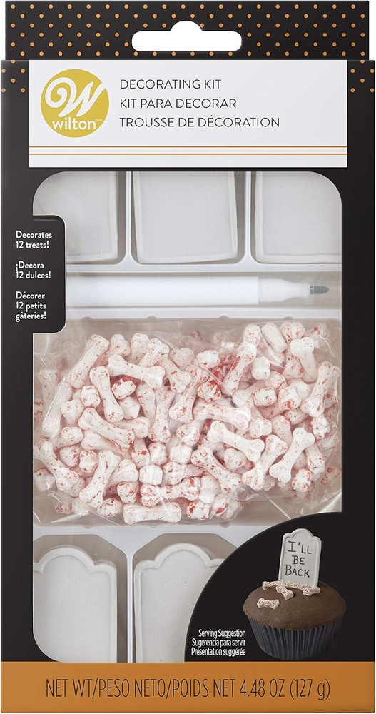 12-Graveyard Cupcake Decorating Kit